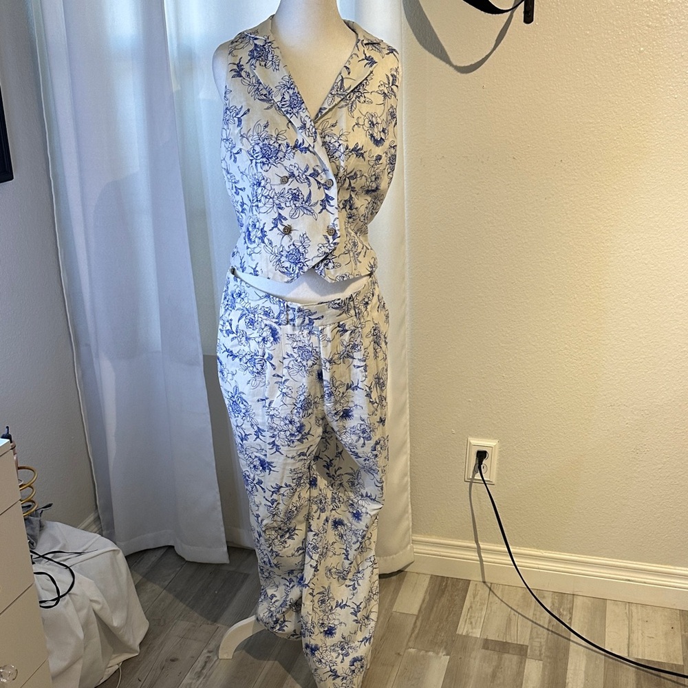 Jason Wu Blue and White Floral Ensemble